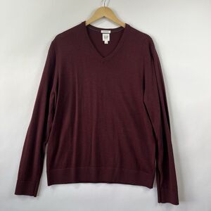 GAP Men’s 100% Merino Fine Wool V-Neck Sweater Size L